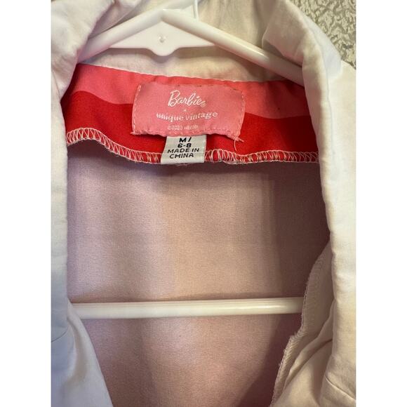 💖 Life in Plastic, It's‎ Fantastic! Barbie Button-Down Shirt - Size M 💖 - Picture 4 of 4